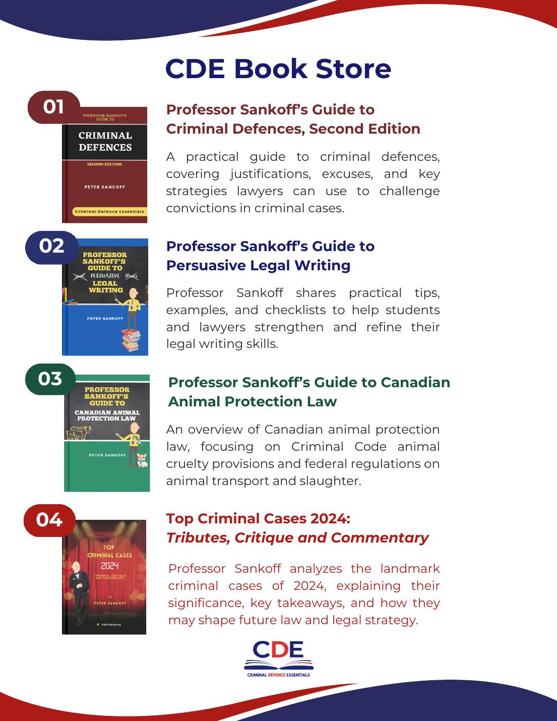 CDE Book Store listing page