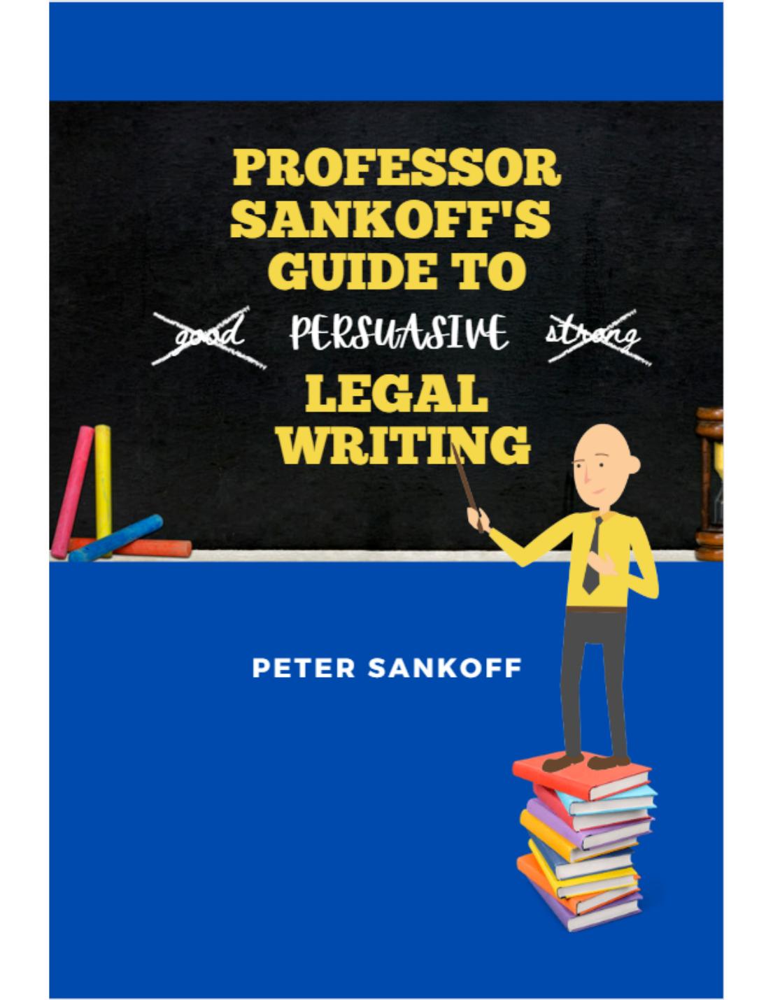 Cover mockup — Guide to Persuasive Legal Writing