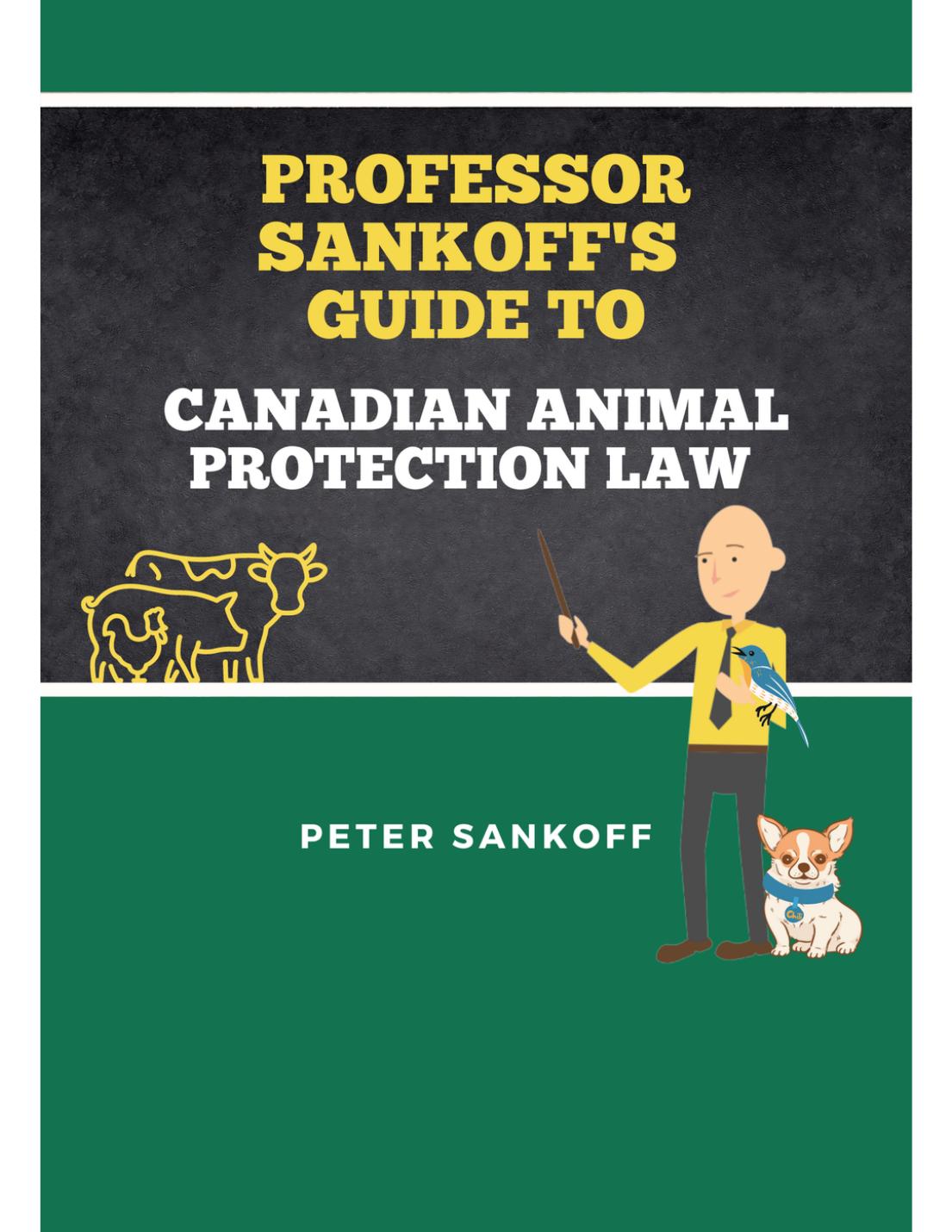 Cover mockup — Guide to Canadian Animal Protection Law